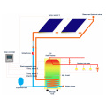 Professional solar water heater diagram